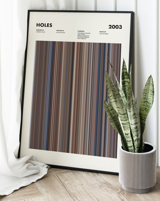 Holes Movie Barcode Poster