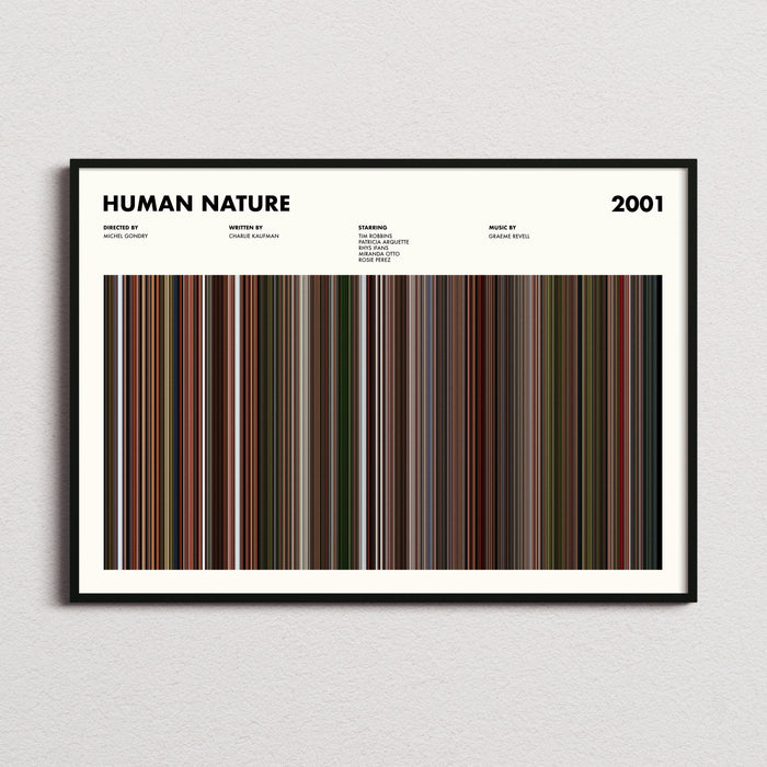 Human Nature Movie Barcode Movie Barcode Poster