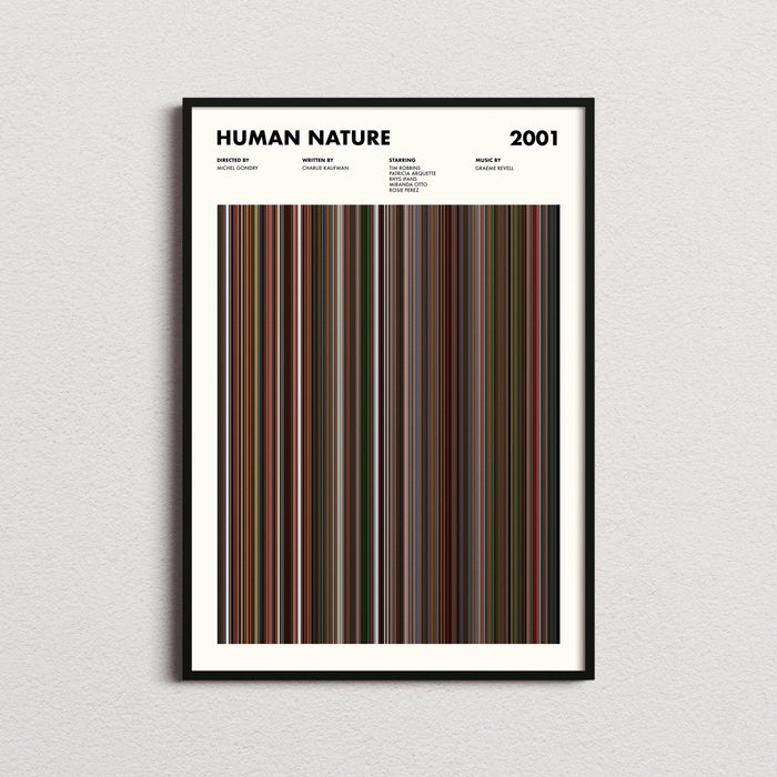 Human Nature Movie Barcode Movie Barcode Poster