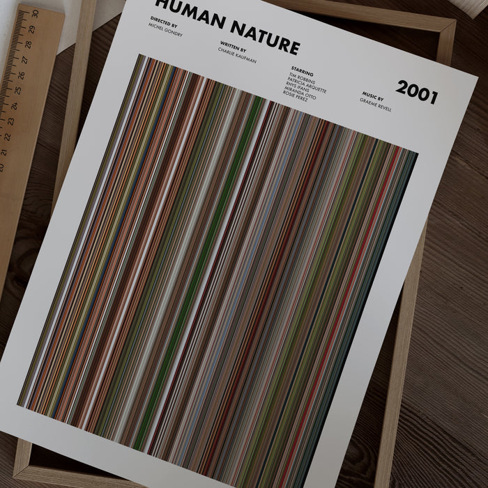 Human Nature Movie Barcode Movie Barcode Poster