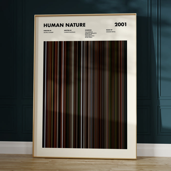 Human Nature Movie Barcode Movie Barcode Poster