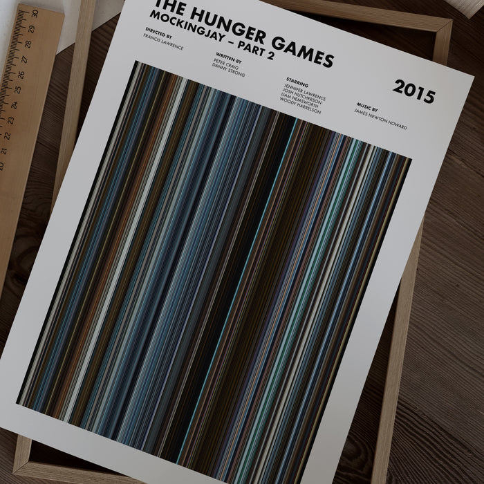 The Hunger Games Mockingjay Part 2 Movie Barcode Poster