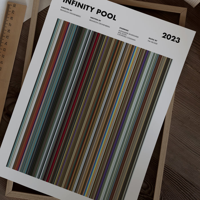 Infinity Pool Movie Barcode Poster