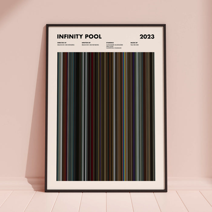 Infinity Pool Movie Barcode Poster