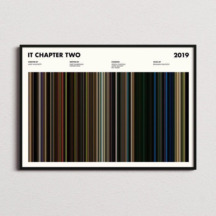 It Chapter Two Movie Barcode Poster