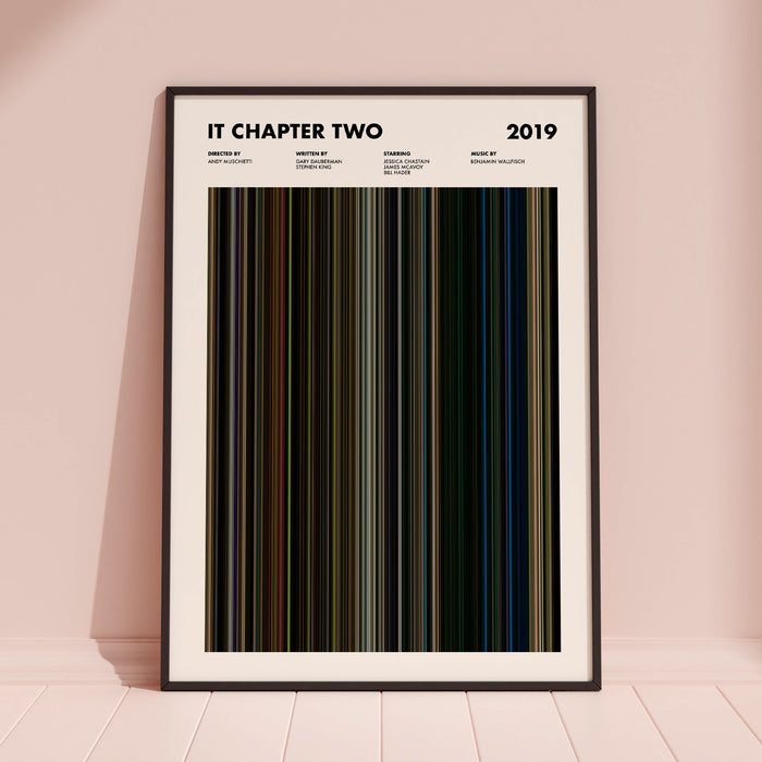It Chapter Two Movie Barcode Poster