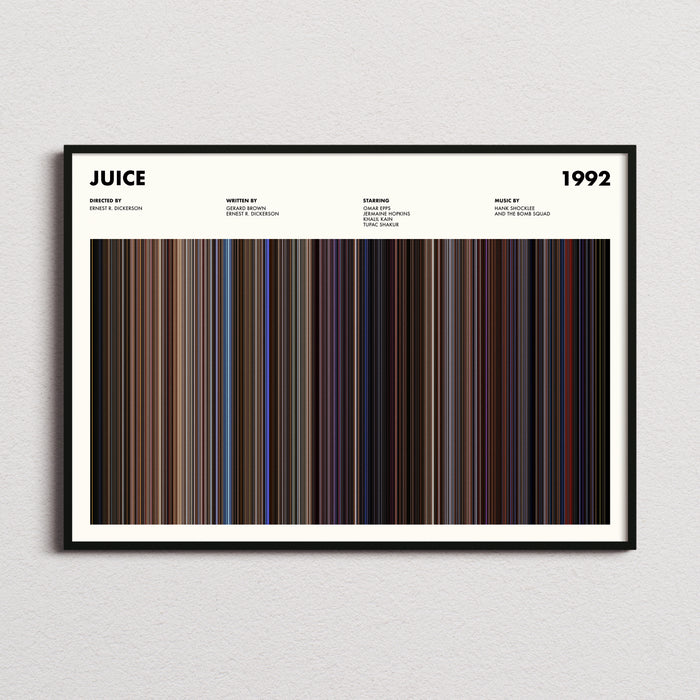 Juice Movie Barcode Poster