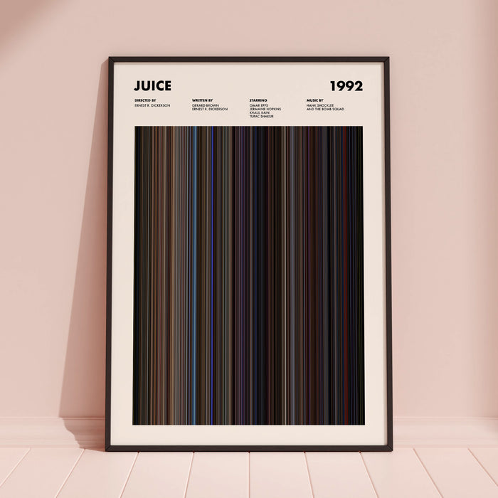 Juice Movie Barcode Poster