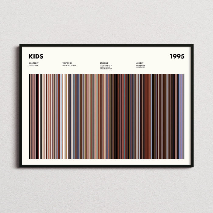 Kids Movie Barcode Poster