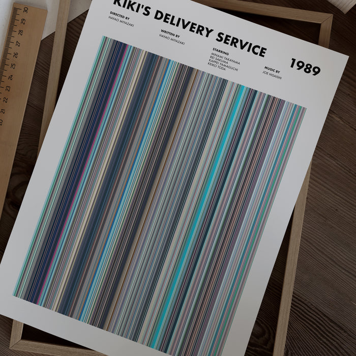 Kikis Delivery Service Movie Barcode Poster