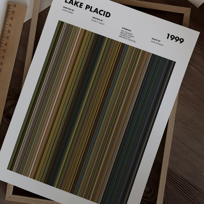 Lake Placid Movie Barcode Movie Barcode Poster