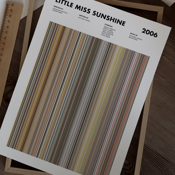 Little Miss Sunshine Movie Barcode Poster