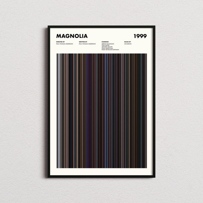 Magnolia Movie Barcode Poster