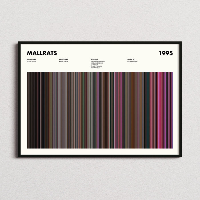 Mallrats Movie Barcode Poster