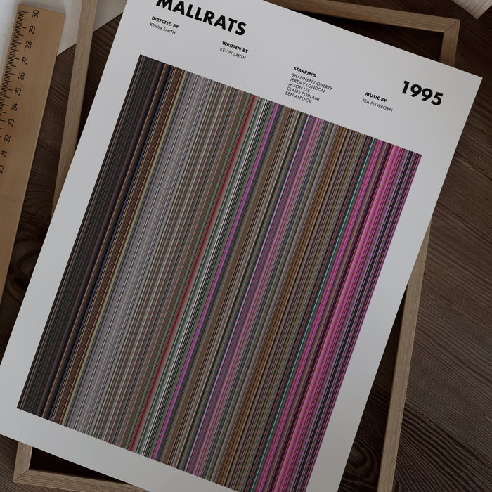 Mallrats Movie Barcode Poster