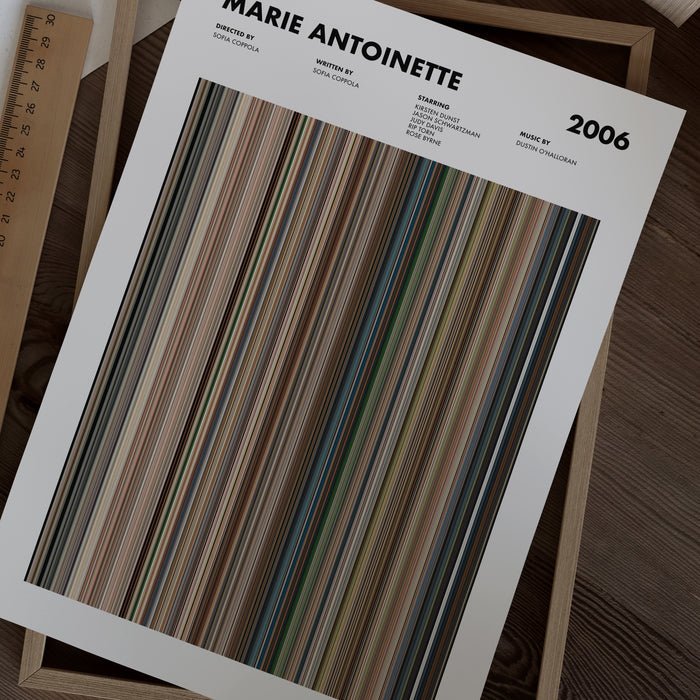 Marie Antoinette Movie Barcode Movie Barcode Poster