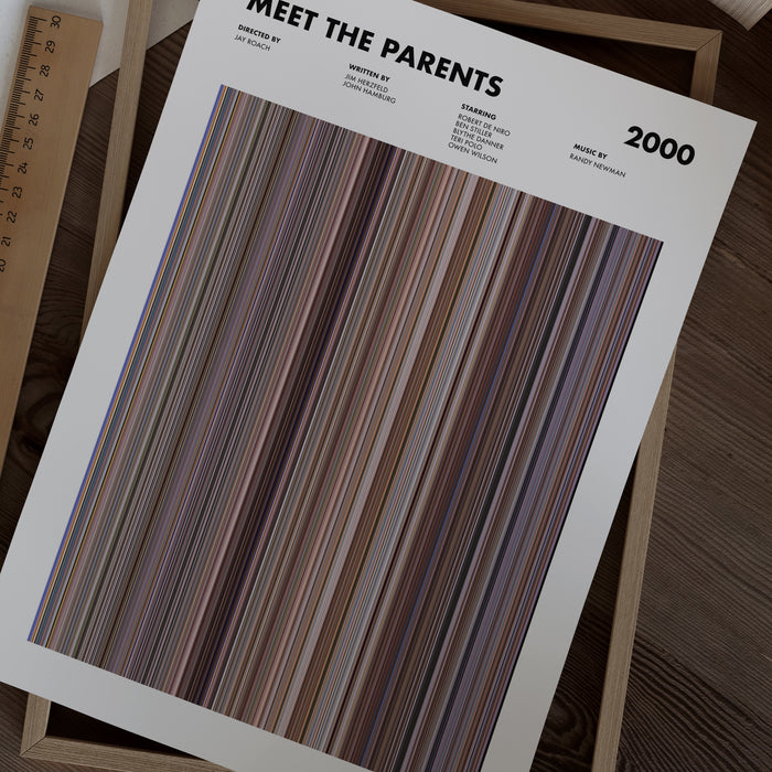 Meet The Parents Movie Barcode Poster