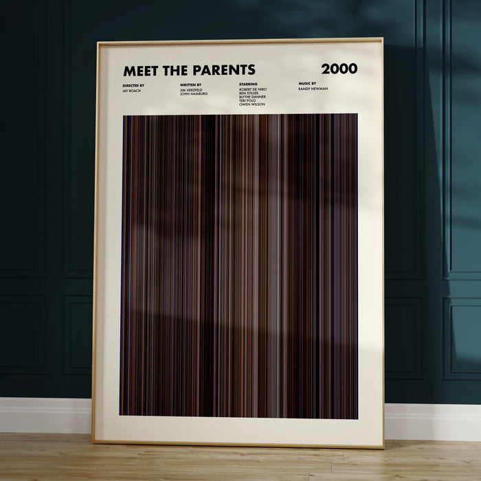 Meet The Parents Movie Barcode Poster