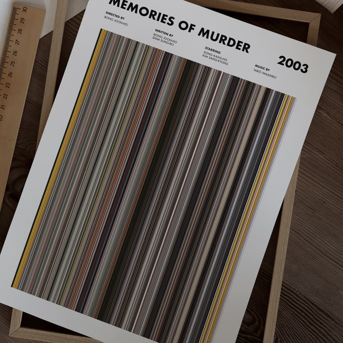 Memories Of Murder Movie Barcode Poster