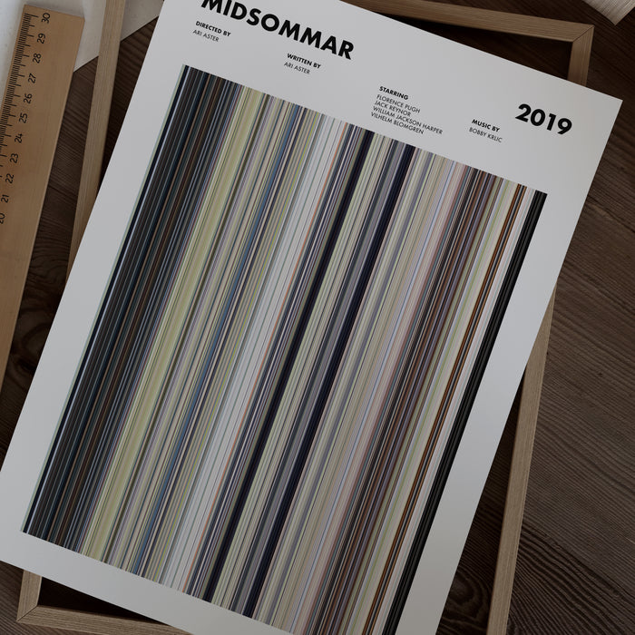 Midsommar Movie Barcode Poster