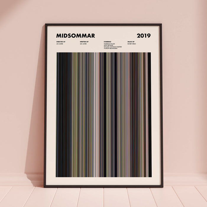 Midsommar Movie Barcode Poster