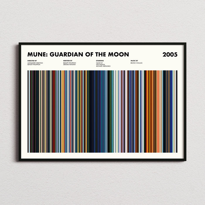 Mune Guardian of the Moon Movie Barcode Poster