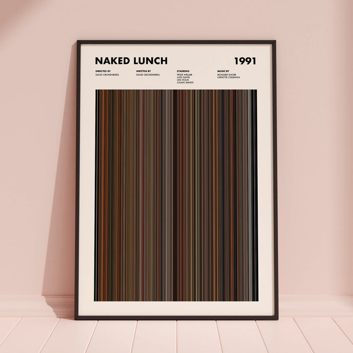 Naked Lunch Movie Barcode Poster