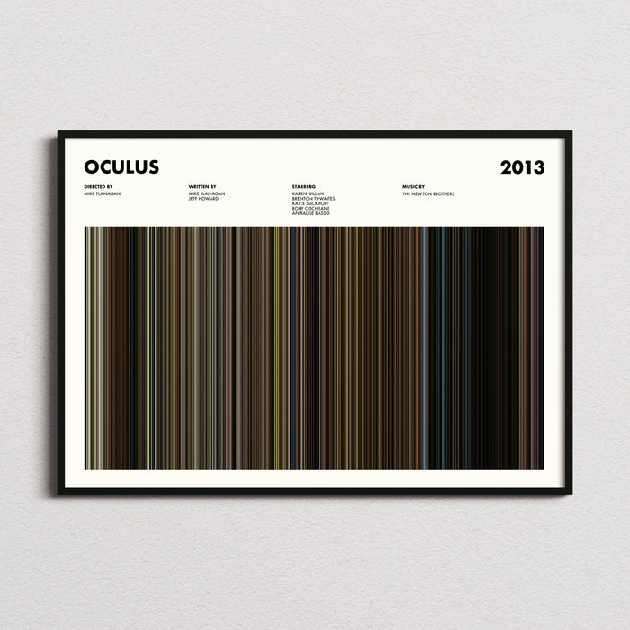 Oculus Movie Barcode Poster