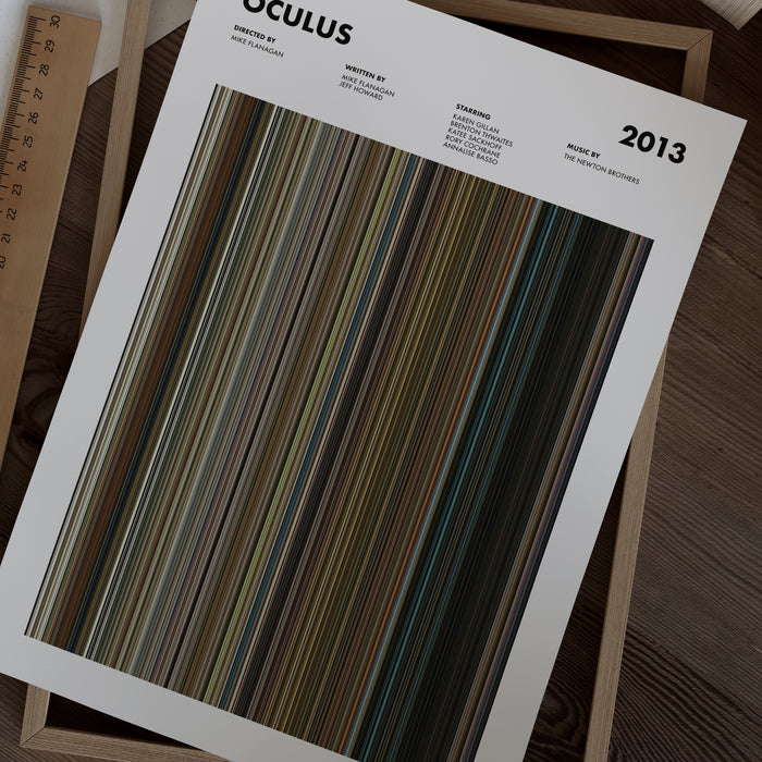 Oculus Movie Barcode Poster