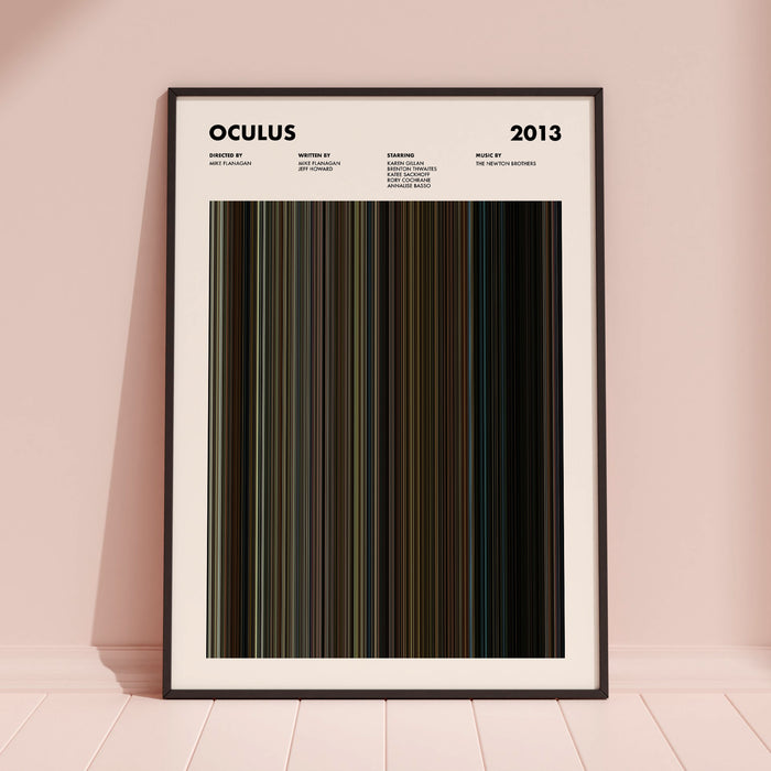 Oculus Movie Barcode Poster