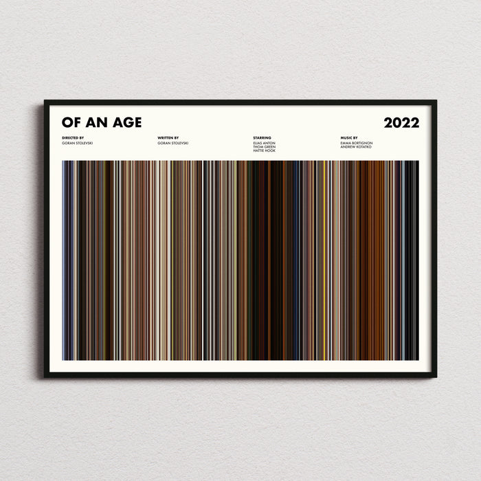 Of An Age Movie Barcode Poster