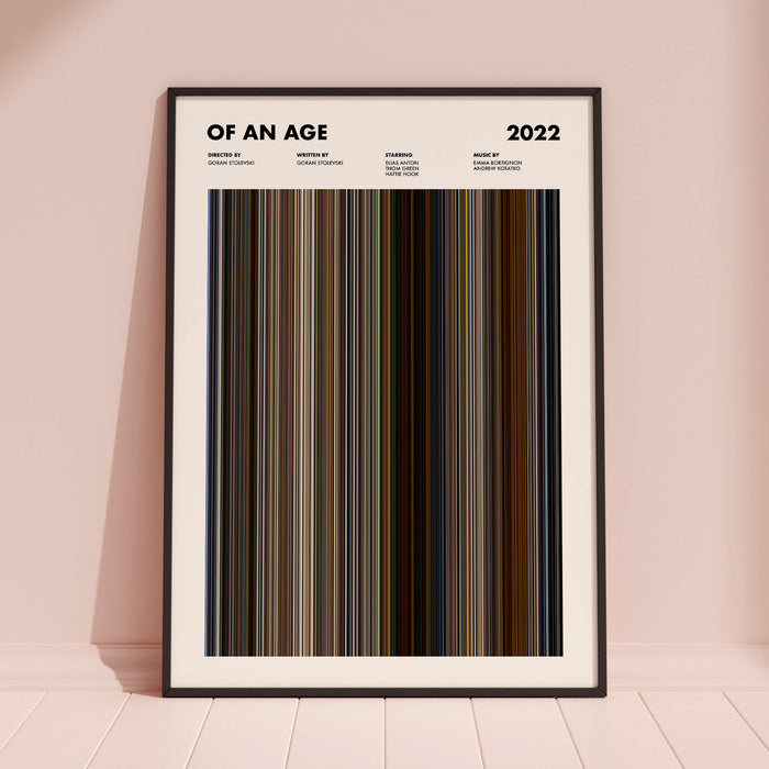 Of An Age Movie Barcode Poster