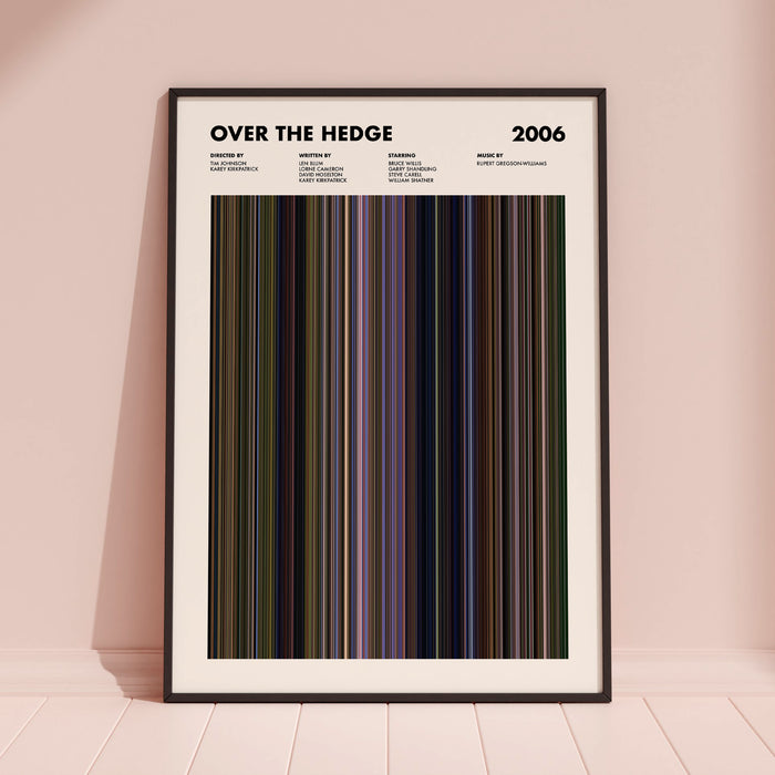 Over The Hedge Movie Barcode Poster