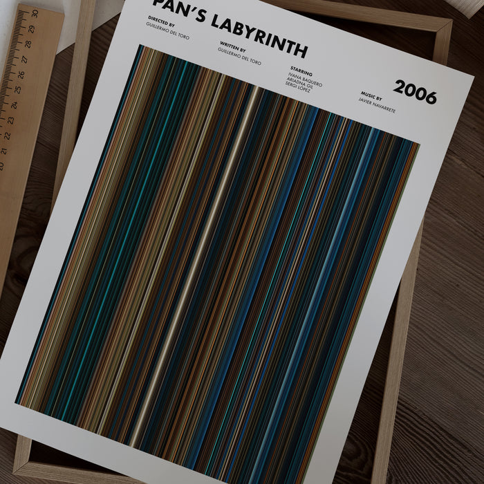 Pan's Labyrinth Movie Barcode Poster