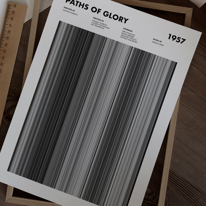 Paths Of Glory Movie Barcode Poster