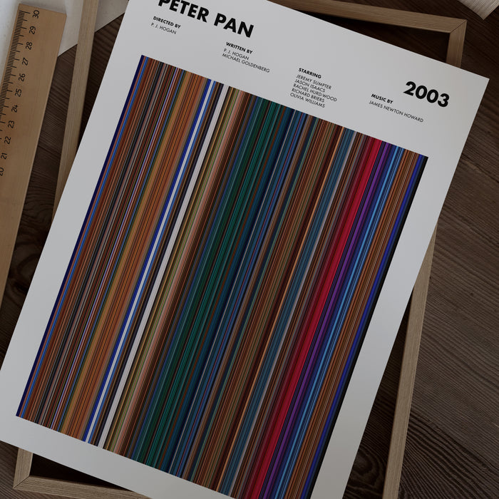 Peter Pan 2003 Movie Barcode Poster