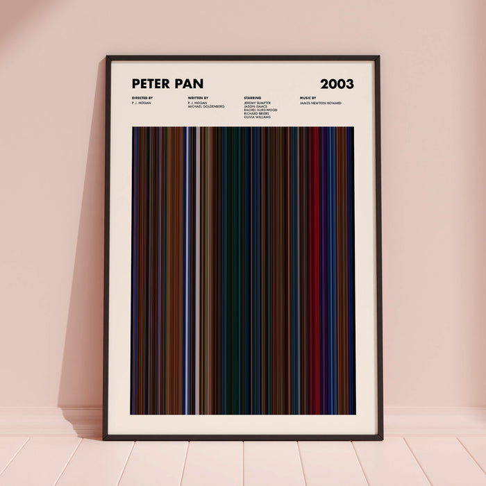 Peter Pan 2003 Movie Barcode Poster