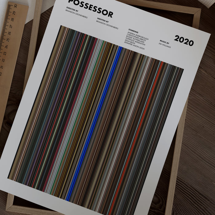 Possessor Movie Barcode Movie Barcode Poster