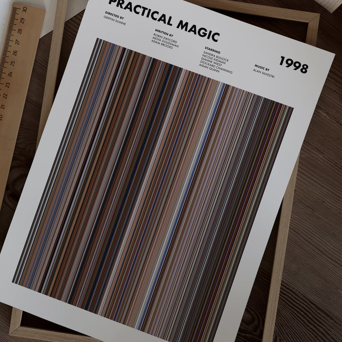 Practical Magic Movie Barcode Poster