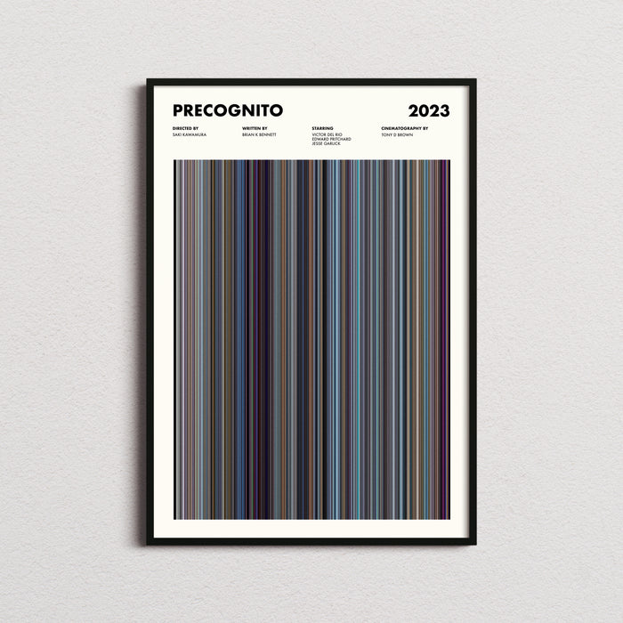 Precognito Movie Barcode Poster