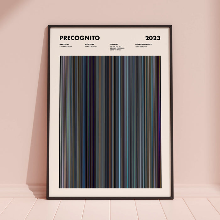 Precognito Movie Barcode Poster