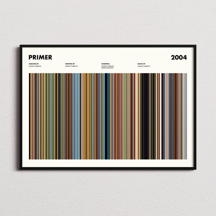 Primer Movie Barcode Poster