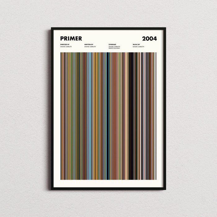 Primer Movie Barcode Poster