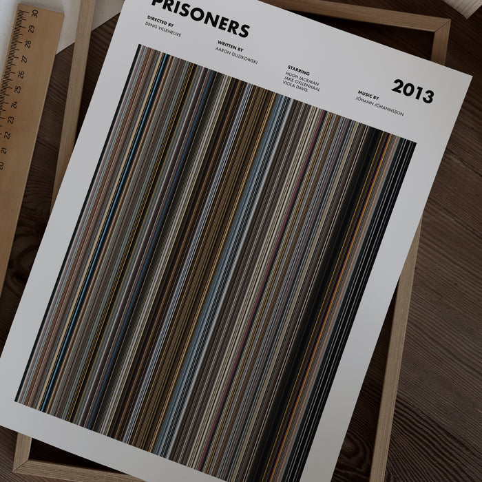 Prisoners Movie Barcode Poster