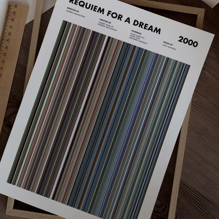 Requiem For A Dream Movie Barcode Poster