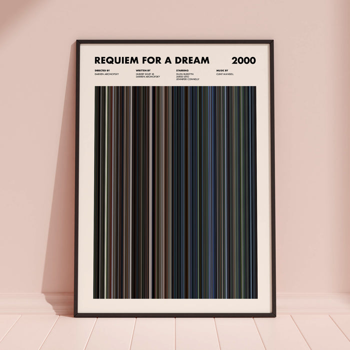 Requiem For A Dream Movie Barcode Poster