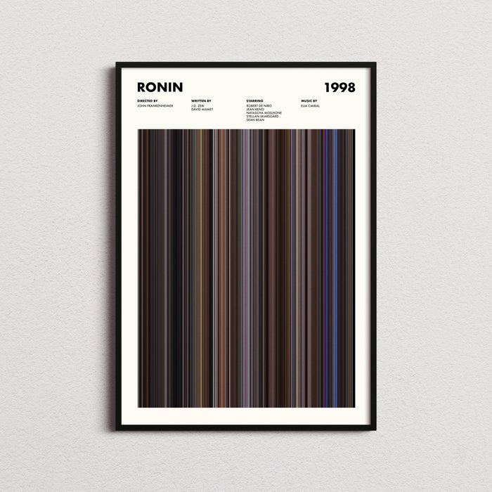 Ronin Movie Barcode Poster