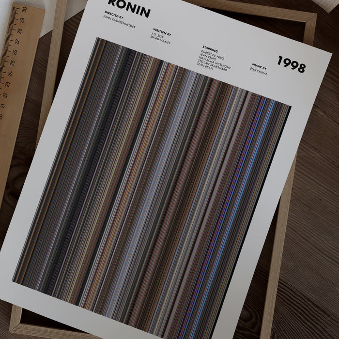 Ronin Movie Barcode Poster