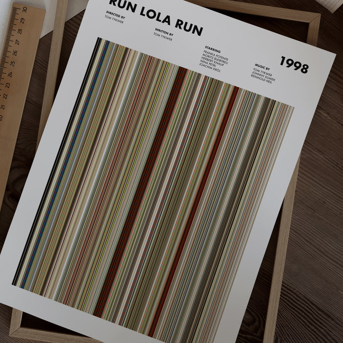 Run Lola Run Movie Barcode Movie Barcode Poster