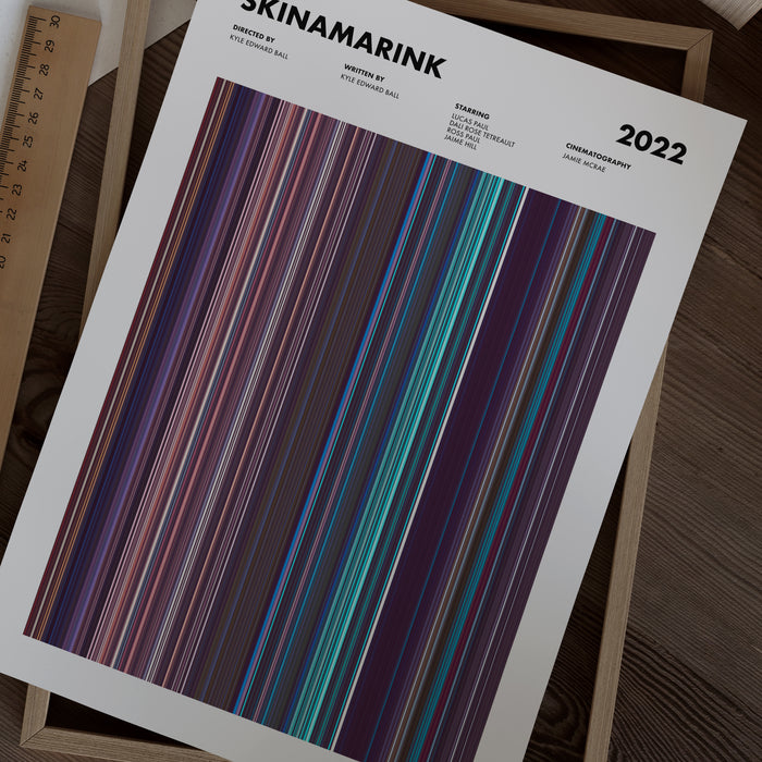 Skinamarink Movie Barcode Poster